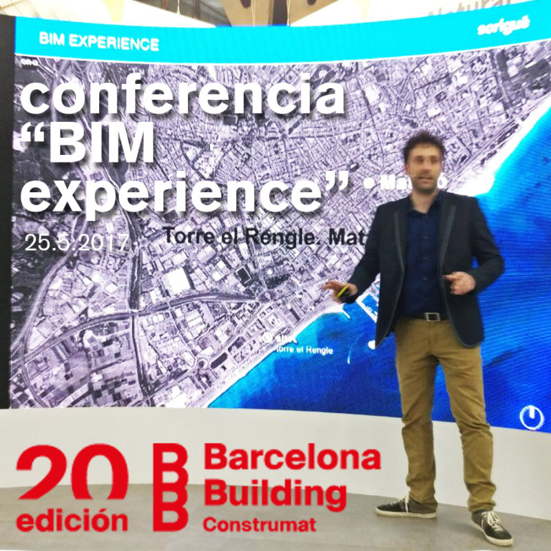 Architect and ON-A co-founder Eduardo Gutiérrez gave a lecture at the Bim experience at the Construmat 2017