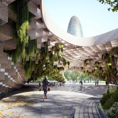 The Green Shadow es una propuesta para explorar el potencial de las estructuras sostenibles en zonas urbanas
