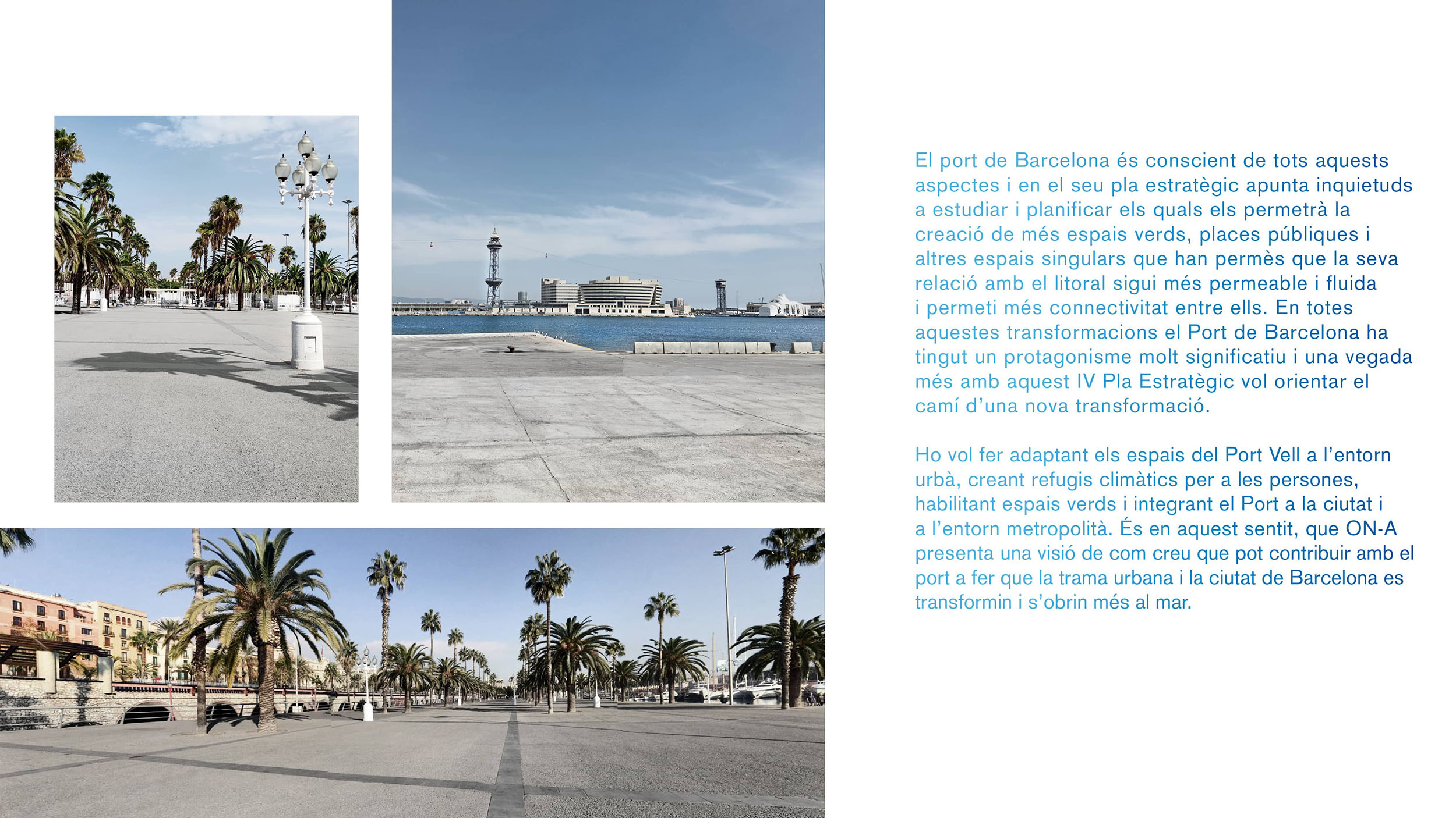 Parc Blau - The relink of Barcelona with the sea