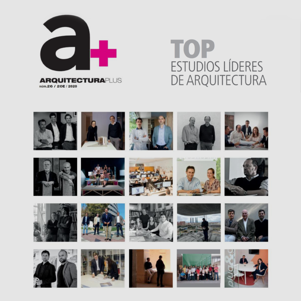 ARQUITECTURA PLUS Nº26, TOP ESTUDIOS LÍDERES DE ARQUITECTURA
